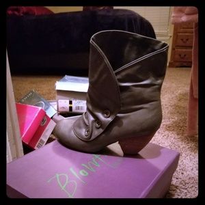 Blowfish gray booties
